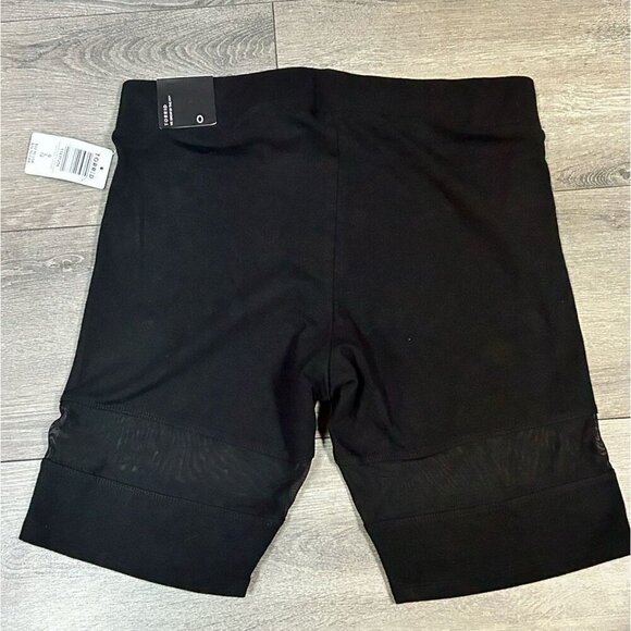 Torrid Women's Plus Black Mesh Inset Bike Shorts Size L 12 - Picture 3 of 6